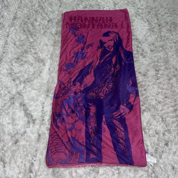Disney Other - Disney Hannah Montana Miley Cyrus Girls Sleeping Bag